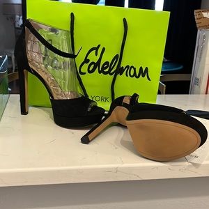NEW SAM EDELMAN WALLACE black suede